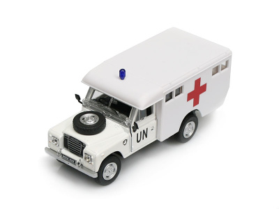 Cararama / Hongwell | M 1:43 | LAND ROVER Series III. 109 - UN Rescue (1975)