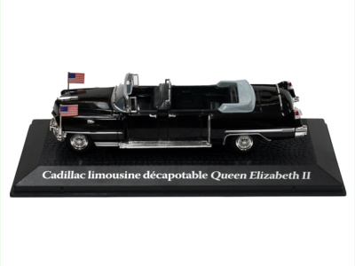 Atlas | M 1:43 | CADILLAC limousine décapotable - Queen Elizabeth II.