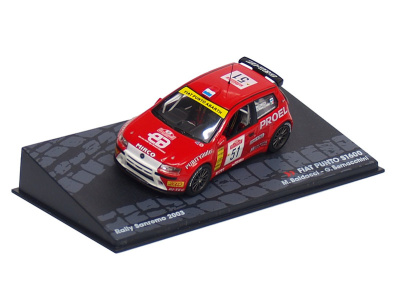 Altaya | M 1:43 | FIAT Punto S1600 #51 - Baldacci / Bernacchini - Rally Sanremo ( 2003 )