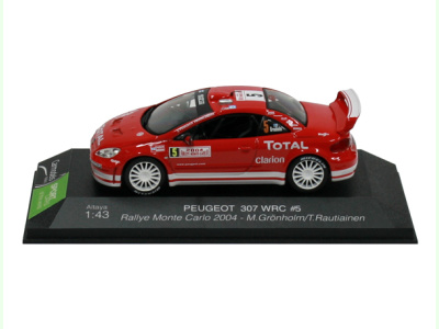 Altaya | M 1:43 | PEUGEOT 307 WRC #5 - Rallye Monte Carlo (2004) M.Grönholm / T.Rautiainen