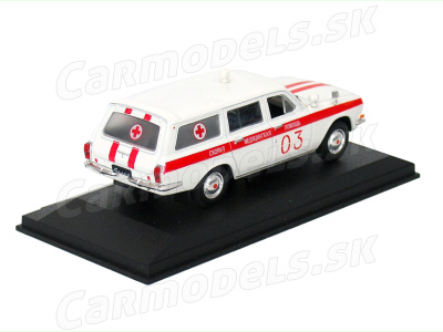 DeAgostini | M 1:43 | GAZ 24-03 Volga - Ambulance "медпомощь" (RUS) (1975)