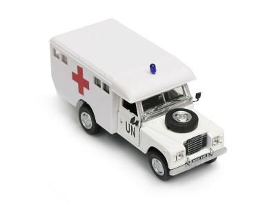 Cararama / Hongwell | M 1:43 | LAND ROVER Series III. 109 - UN Rescue (1975)