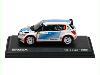 Abrex CZ | M 1:43 | ŠKODA Fabia S2000 ( facelift 2010 ) - #4  Kopecký / Starý - Valašská Rallye ( 2011 )