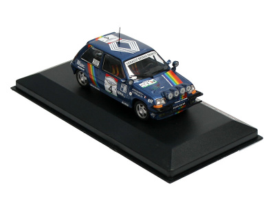 Altaya | M 1:43 | RENAULT 5 GT Turbo #4 - A.Oreille / M.Roissard - Rally Bandama (1990)