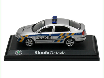 Abrex CZ | M 1:43 | ŠKODA Octavia II. - Policie (CZ) (2008)