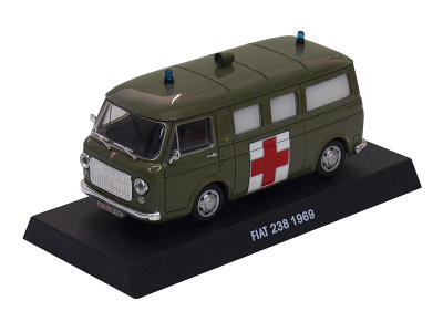 DeAgostini | M 1:43 | FIAT 238 - Polizia Ambulanza (1969)