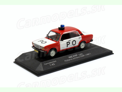 Carmodels SK / DeA | M 1:43 | VAZ 2107 - Požiarna ochrana ČSSR (1987)