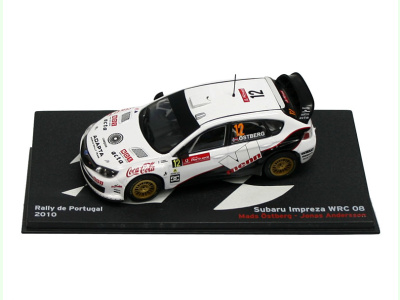 Altaya | M 1:43 | SUBARU Impreza WRC 08 #12 - M.Östberg / J.Andersson - Rally de Portugal (2010)