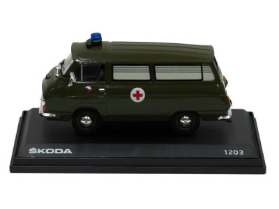 Abrex CZ | M 1:43 | ŠKODA 1203 - Vojenská Ambulancia (1984)