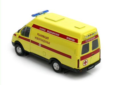 DeAgostini | M 1:43 | GAZelle SemAR 3234 - Ambulance (RUS) (1995-2007)