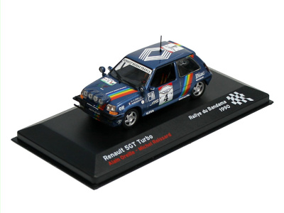 Altaya | M 1:43 | RENAULT 5 GT Turbo #4 - A.Oreille / M.Roissard - Rally Bandama (1990)