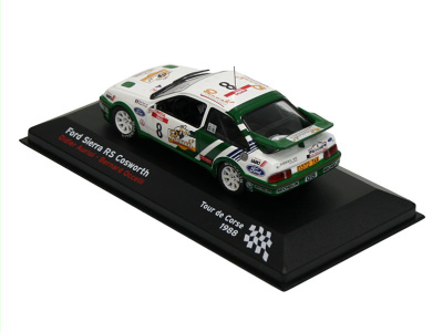 Altaya | M 1:43 | FORD Sierra RS Cosworth #8 - D.Auriol / B.Occelli - Tour de Corse (1988)