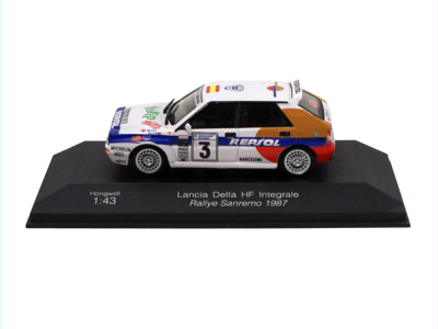 Cararama / Hongwell | M 1:43 | LANCIA Delta HF Integrale #3 Rallye Sanremo (1987)