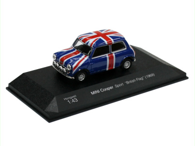 Cararama / Hongwell | M 1:43 | MINI Cooper Sport "British Flag" (1969)