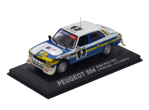 PEUGEOT 504 - #2 - J.-P.Nicolas / J.-C.Lefébvre - Safari Rally (1976)