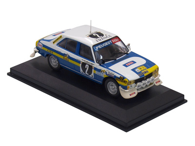 Altaya | M 1:43 | PEUGEOT 504 - #2 - J.-P.Nicolas / J.-C.Lefébvre - Safari Rally (1976)