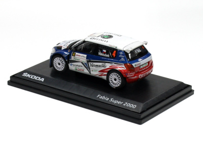 Abrex CZ | M 1:43 | Škoda Fabia S2000 - #4 Valoušek / Hrůza - Valašská Rally (2010)