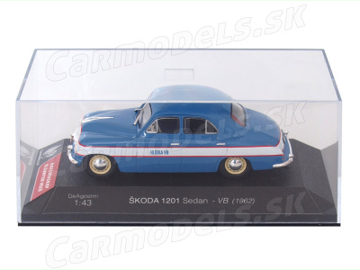 DeAgostini | M 1:43 | ŠKODA 1201 Sedan - Hlídka VB (1962)