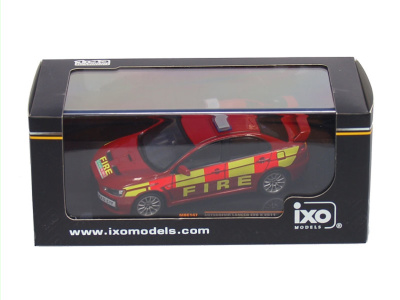 IXO | M 1:43 | MITSUBISHI Lancer EVO X - Fire Department (UK) (2011)