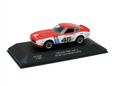 Del Prado | M 1:43 | DATSUN BRE 240 Z #46 - John Morton (1970)