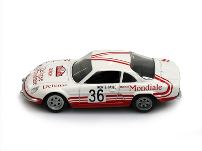 Mondo Motors | M 1:43 | RENAULT A110 Alpine 1800 # 36 RALLY MONTECARLO (1973)