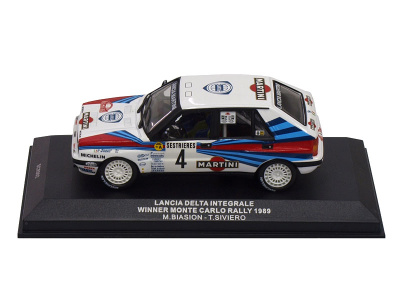 IXO | M 1:43 | LANCIA Delta Integrale - #4 - M.Biasion /T.Siviero - Winner Monte Carlo Rally (1989)