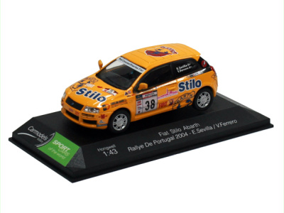 Cararama / Hongwell | M 1:43 | FIAT Stilo Abarth #38 Rallye De Portugal (2004) - E.Sevilla / V.Ferrero