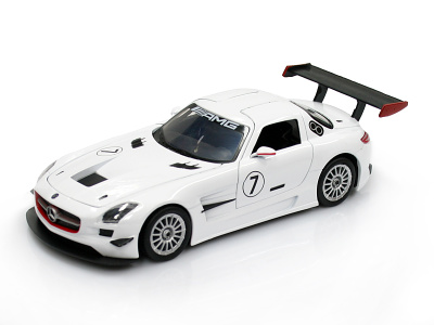 Mondo Motors | M 1:24 | MERCEDES-BENZ SLS AMG GT3 - White (2011-)