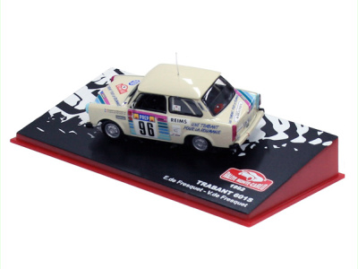 Altaya | M 1:43 | TRABANT 601 S - Rallye Monte Carlo - E.de Fresquet / V.de Fresquet (1992)