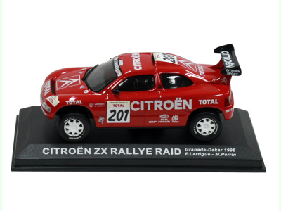 Altaya | M 1:43 | CITROËN ZX Rallye Raid - P.Lartigue / M.Perrin - Granada - Dakar (1996)