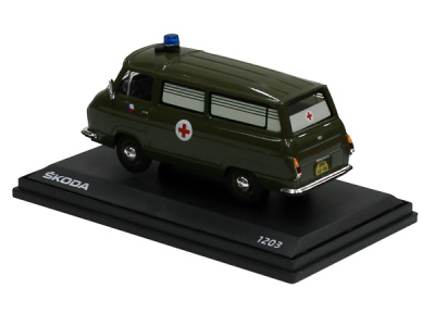 Abrex CZ | M 1:43 | ŠKODA 1203 - Vojenská Ambulancia (1984)