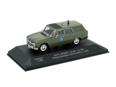 DeAgostini | M 1:43 | ALFA ROMEO Giulia 1600 SW - Polizia Stradale Infortunistica (1970)