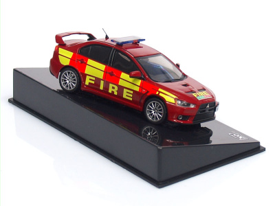 IXO | M 1:43 | MITSUBISHI Lancer EVO X - Fire Department (UK) (2011)