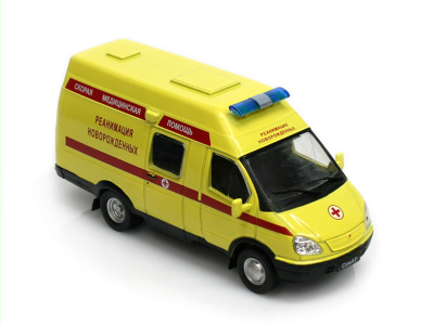 DeAgostini | M 1:43 | GAZelle SemAR 3234 - Ambulance (RUS) (1995-2007)