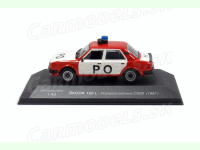 Carmodels SK / DeA | M 1:43 | ŠKODA 120 L - Požiarna ochrana ČSSR (1987)