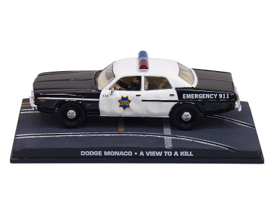 Eaglemoss Publications | M 1:43 | DODGE Monaco S.F.P.D. - James Bond Series "A View To A Kill"