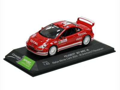 Altaya | M 1:43 | PEUGEOT 307 WRC #5 - Rallye Monte Carlo (2004) M.Grönholm / T.Rautiainen