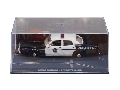 Eaglemoss Publications | M 1:43 | DODGE Monaco S.F.P.D. - James Bond Series "A View To A Kill"