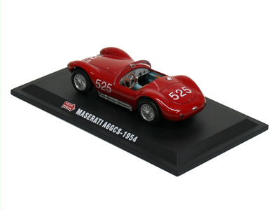 Hachette | M 1:43 | MASERATI A6GCS  #525 - Mille Miglia (1954)