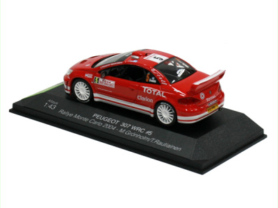 Altaya | M 1:43 | PEUGEOT 307 WRC #5 - Rallye Monte Carlo (2004) M.Grönholm / T.Rautiainen