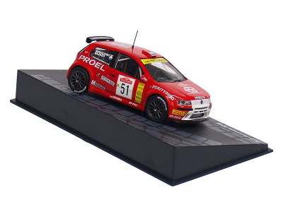 Altaya | M 1:43 | FIAT Punto S1600 #51 - Baldacci / Bernacchini - Rally Sanremo ( 2003 )