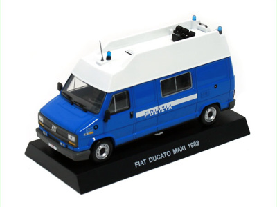 DeAgostini | M 1:43 | FIAT Ducato Maxi - Polizia (I) (1988)