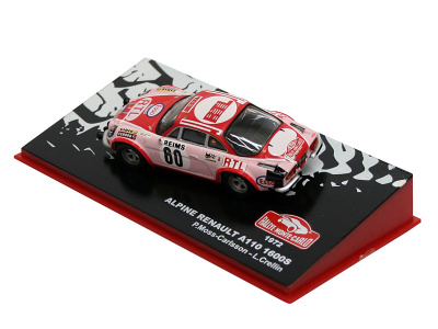 Altaya | M 1:43 | RENAULT Alpine A110 1600S #60 - P.Moss-Carlsson / L.Crellin - RMC (1972)