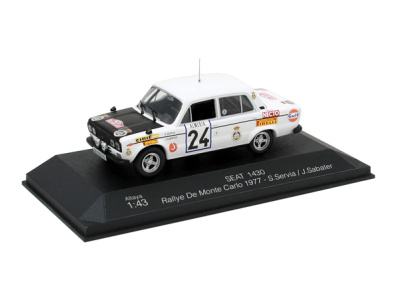 Altaya | M 1:43 | SEAT 1430 #24 Rallye De Monte Carlo (1977) - S.Servia / J.Sabater