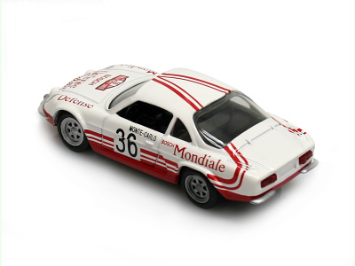 Mondo Motors | M 1:43 | RENAULT A110 Alpine 1800 # 36 RALLY MONTECARLO (1973)