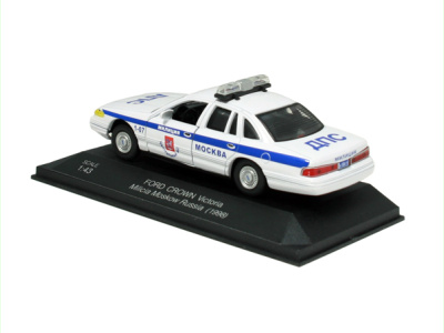 DeAgostini | M 1:43 | FORD Crown Victoria - Milicia Moskow Russia (1998)