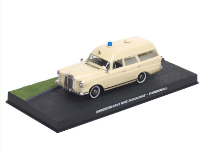 Eaglemoss Publications | M 1:43 | MERCEDES-BENZ BINZ Ambulance - James Bond Series "Thunderball"