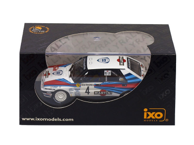 IXO | M 1:43 | LANCIA Delta Integrale - #4 - M.Biasion /T.Siviero - Winner Monte Carlo Rally (1989)