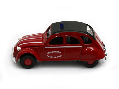 Mondo Motors | M 1:43 | CITROËN 2CV -  Service Departemental D´Incendie et de Secours (F) (1961)