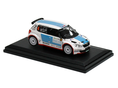 Abrex CZ | M 1:43 | ŠKODA Fabia S2000 ( facelift 2010 ) - #4  Kopecký / Starý - Valašská Rallye ( 2011 )